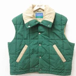 L★古着 カーターズ ベスト メンズ 80年代 80s USA製 緑他 26apr23
