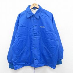 XL★古着 長袖 ナイロン ジャケット メンズ 90年代 90s マーシャルズ Marshalls ラグラン USA製 紺 ネイビー 【spe】 24oct26 中古 アウター ウインドブレーカー