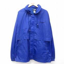 【20%OFF】XL★古着 SPEED 長袖 ナイロン ジャケット メンズ 紺系 ネイビー 24dec16 中古 アウター ウインドブレーカー
