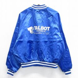 【50%OFF】XL★古着 キングルイ 長袖 ナイロン ジャケット メンズ 80年代 90s TALBOT ラグラン USA製 青他 ブルー 25feb12 中古 アウター ウインドブレーカー
