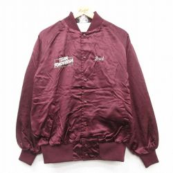 L★古着 長袖 ナイロン ジャケット メンズ 90年代 90s PONDEROSA ラグラン USA製 濃紫 パープル 25mar11 中古 アウター ウインドブレーカー