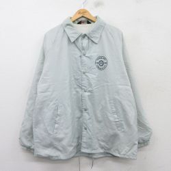 XL★古着 長袖 ナイロン ジャケット メンズ 90年代 90s NATIONAL ROLL ラグラン USA製 グレー 25mar14 中古 アウター ウインドブレーカー