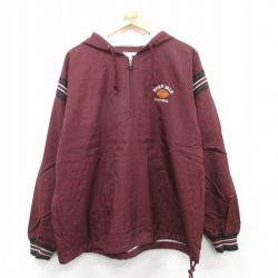 XL★古着 チャンピオン Champion 長袖 ハーフジップ ナイロン ジャケット パーカー メンズ 00年代 00s フットボール エンジ他 25mar25 中古 アウター ウインドブレーカー