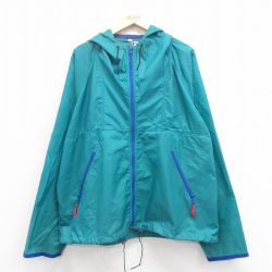 XL★古着 シェラデザインズ SIERRA DESIGNS 長袖 ナイロン ジャケット パーカー メンズ 90年代 90s 大きいサイズ ラグラン 青緑 25oct16 中古 アウター ウインドブレーカー