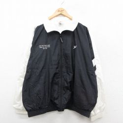 XL★古着 スピード SPEEDO 長袖 ナイロン ジャケット メンズ 00年代 00s 大きいサイズ 黒他 ブラック 25oct31 中古 アウター ウインドブレーカー