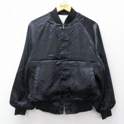 M★古着 キングルイ 長袖 ナイロン ジャケット メンズ 90年代 90s ラグラン USA製 黒 25nov14