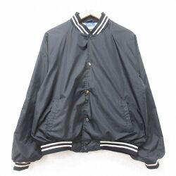 M★古着 チャンピオン champion 長袖 ナイロン ジャケット メンズ 90年代 90s ラグラン 黒他 25nov15