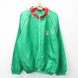 XL★古着 長袖 ナイロン ジャケット メンズ 90年代 90s Rustica ラグラン 緑他 25nov19