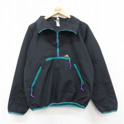 M★古着 シェラデザインズ 長袖 ナイロン ジャケット アノラック パーカー メンズ 90年代 90s 黒他 25nov28