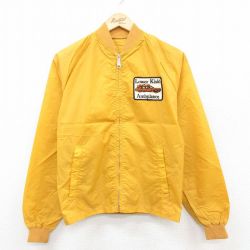 【20%OFF】80s ラグランナイロンジャケット 車 イエロー S | 古着