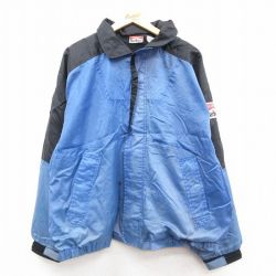 マルボロ 90s ナイロンジャケット 内側メッシュ ネイビー XL | 古着