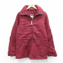 S★古着 マイティーマック 長袖 ナイロン ジャケット メンズ 80年代 80s ラグラン USA製 エンジ【spe】 26feb12