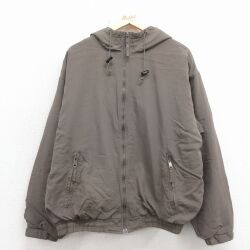 XL★古着 カベラス 長袖 ナイロン ジャケット パーカー メンズ 00年代 00s ベージュ【spe】 26mar03