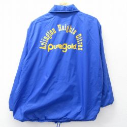 ヒルトン 90s ナイロンジャケット Pure gold ブルー L | 古着