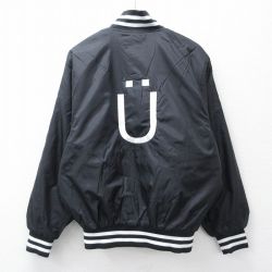 L★古着 ホロウェイ 長袖 ナイロン ジャケット メンズ NUTRL 黒他 内側キルティング 26mar12