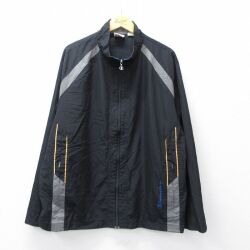 チャンピオン 00s ナイロンジャケット ワンポイントロゴ ブラック XL | 古着