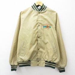ナイロンジャケット UTAH NATIONAL PARKS ベージュ XL | 古着