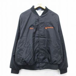 ヒルトン 90s ラグランナイロンジャケット BLACK&DECKER ブラック XL | 古着