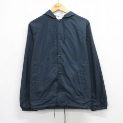 ラグラン ナイロンジャケット ネイビー M | 古着