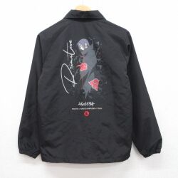 長袖ナイロンジャケット うちはイタチ ブラック XS | 古着