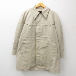 XL★古着 ロンドンフォグ 長袖 ステンカラー コート メンズ 90年代 90s ロング丈 ラグラン ベージュ カーキ 内側ファー 24nov18 中古 アウター