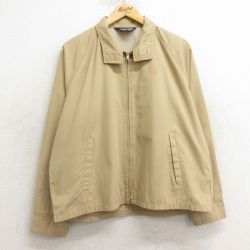 【20%OFF】XL★古着 長袖 ジャケット メンズ 80年代 80s ラグラン ベージュ カーキ 24nov20 中古 アウター ジャンパー ブルゾン