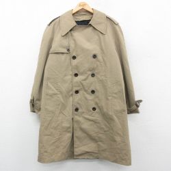 【50%OFF】XL★古着 ロンドンフォグ 長袖 トレンチコート メンズ 80年代 80s ラグラン ベージュ カーキ 内側ボア 24dec04 中古 アウター