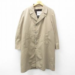 【50%OFF】XL★古着 ロンドンフォグ 長袖 コート メンズ 90年代 90s ロング丈 濃ベージュ カーキ 内側ファー 25feb03 中古 アウター