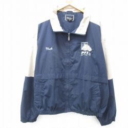 XL★古着 ホロウェイ 長袖 ジャケット メンズ 90年代 90s PFI 大きいサイズ 紺他 ネイビー 25feb08 中古 アウター ジャンパー ブルゾン
