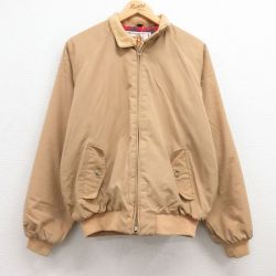 L★古着 バラクータ バンヒューセン 長袖 ジャケット スイングトップ メンズ 80年代 80s ラグラン ベージュ系 カーキ 内側キルティング 【spe】 25feb26 中古 アウター ジャンパー ブルゾン