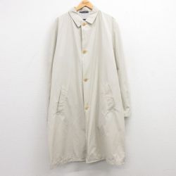 XL★古着 BOSS 長袖 コート メンズ 大きいサイズ ロング丈 ベージュ カーキ 25mar18 中古 アウター