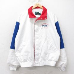 XL★古着 Dunbrooke 長袖 ジャケット メンズ 90年代 90s WALKER 大きいサイズ USA製 タロン 白他 ホワイト 25mar26 中古 アウター ジャンパー ブルゾン