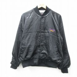 XL★古着 長袖 ジャケット メンズ 90年代 90s STANDARD ラグラン USA製 黒 ブラック 25apr12 中古 アウター ジャンパー ブルゾン