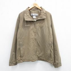 【50%OFF】コロンビア 00s 長袖ジャケット ワンポイントロゴ ブラウン XL | 古着