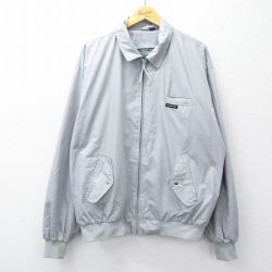 XL★古着 メンバーズオンリー 長袖 ジャケット メンズ 90年代 90s 大きいサイズ グレー 25sep29 中古 アウター ジャンパー ブルゾン