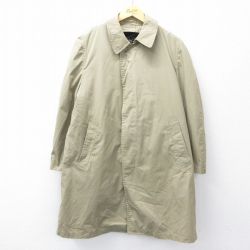 XL★古着 ロンドンフォグ 長袖 ステンカラー コート メンズ 80年代 80s ロング丈 ベージュ系 カーキ 内側ボア 25sep29 中古 アウター