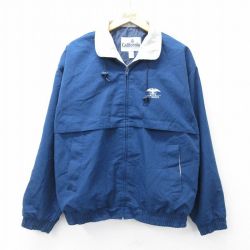 XL★古着 長袖 ジャケット メンズ 90年代 90s U.S.SENATE USA製 紺 ネイビー 25oct03 中古 アウター ジャンパー ブルゾン