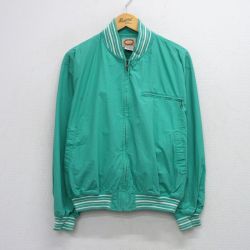 【20%OFF】XL★古着 バナナリパブリック BANANA REPUBLIC 長袖 ジャケット メンズ 80年代 80s コットン 青緑 【spe】 25oct10 中古 アウター ジャンパー ブルゾン