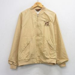 XL★古着 Dunbrooke 長袖 ジャケット メンズ 80年代 80s REGIONAL WEST ラグラン 大きいサイズ USA製 タロン ベージュ カーキ 25oct10 中古 アウター ジャンパー ブルゾン