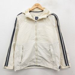 L★古着 ギャップ GAP 長袖 ジャケット パーカー メンズ 00年代 00s ラグラン 生成り他 25oct11 中古 アウター ジャンパー ブルゾン