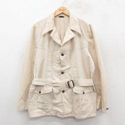 XL★古着 マックレガー 長袖 ジャケット メンズ 70年代 70s 開襟 オープンカラー 生成り 25oct20 中古 アウター ジャンパー ブルゾン