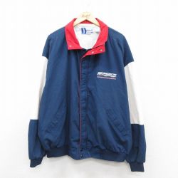 XL★古着 Dunbrooke 長袖 ジャケット メンズ 90年代 90s AF 大きいサイズ USA製 紺他 ネイビー 25oct20 中古 アウター ジャンパー ブルゾン