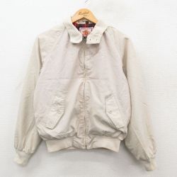 M★古着 バンヒューセン 長袖 ジャケット スイングトップ メンズ 80年代 80s ラグラン ベージュ カーキ 【spe】 25oct22 中古 アウター ジャンパー ブルゾン