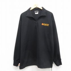 【50%OFF】ハーフジップジャケット バスケットボール ブラック XL | 古着