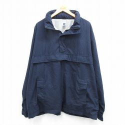 【50%OFF】ギャップ 00s ハーフジップジャケット 内側メッシュ ネイビー XL | 古着