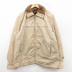 【50%OFF】80s ジャケット 内側ファー カーキ XL | 古着