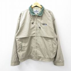 XL★古着 長袖 ジャケット メンズ 90年代 90s AMERICAN TOOL ベージュ 25nov19