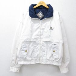 XL★古着 長袖 ジャケット メンズ 90年代 90s ユニバーサルスタジオ 大きいサイズ 白 25nov22