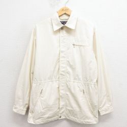 M★古着 ラルフローレン ポロスポーツ 長袖 ブランド ジャケット メンズ ワンポイントロゴ 薄ベージュ【spe】 25nov28