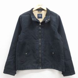 M★古着 ギャップ GAP 長袖 ジャケット メンズ 黒 25dec06